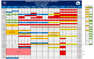 Calendrier Foot Jeunes